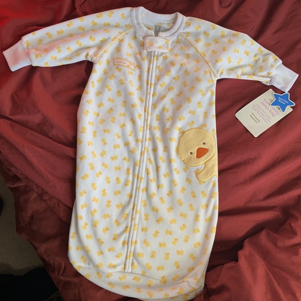 Carter’s super-cozy sleep bag